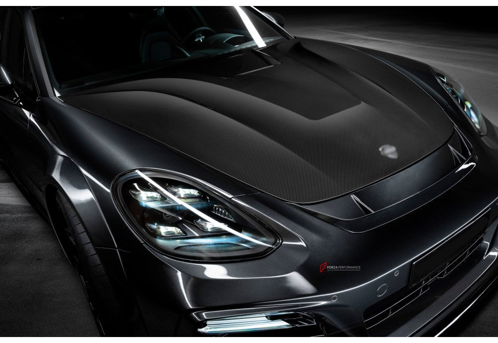 DRY CARBON HOOD for PORSCHE PANAMERA 971 2017 - 2023