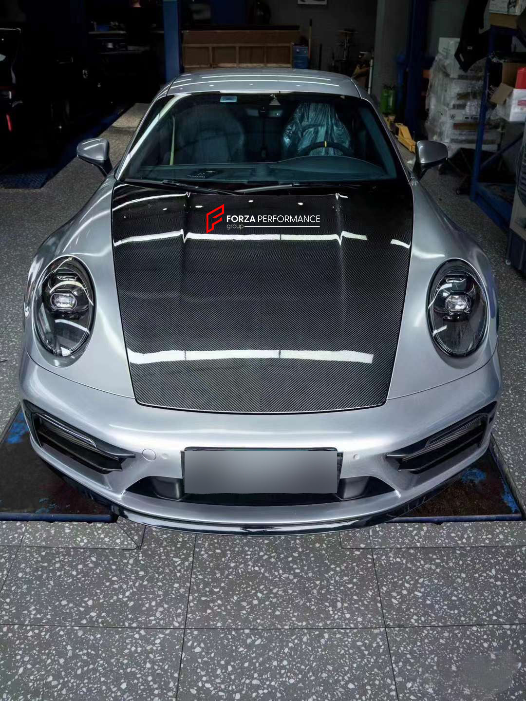 DRY CARBON HOOD BONNET for PORSCHE 911 992.1 CARRERA 2019 - 2025