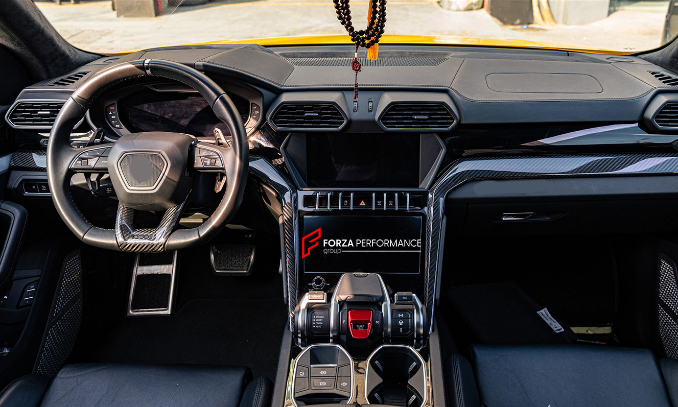 DRY CARBON INTERIOR TRIM KIT COVERS for LAMBORGHINI URUS | S | SE | PERFORMANTE | ST-X 2023+