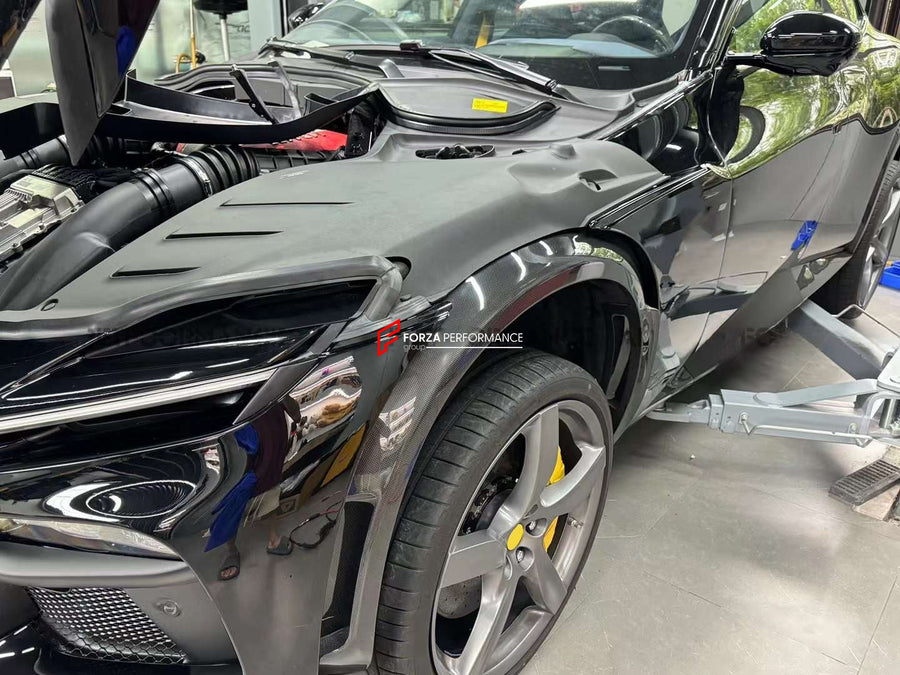 Buy Now DRY CARBON SIDE FENDERS for FERRARI PUROSANGUE and upgrade car parts from SIR Tuning at the Best Price. Headlights, Tail lights, Bodykits, Navigations, body kit and more - Fast & Free Shipping within Europe, US & Worldwide.