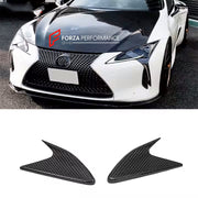 DRY CARBON HEADLIGHT COVERS for LEXUS LC500 LC500H 2017 - 2019