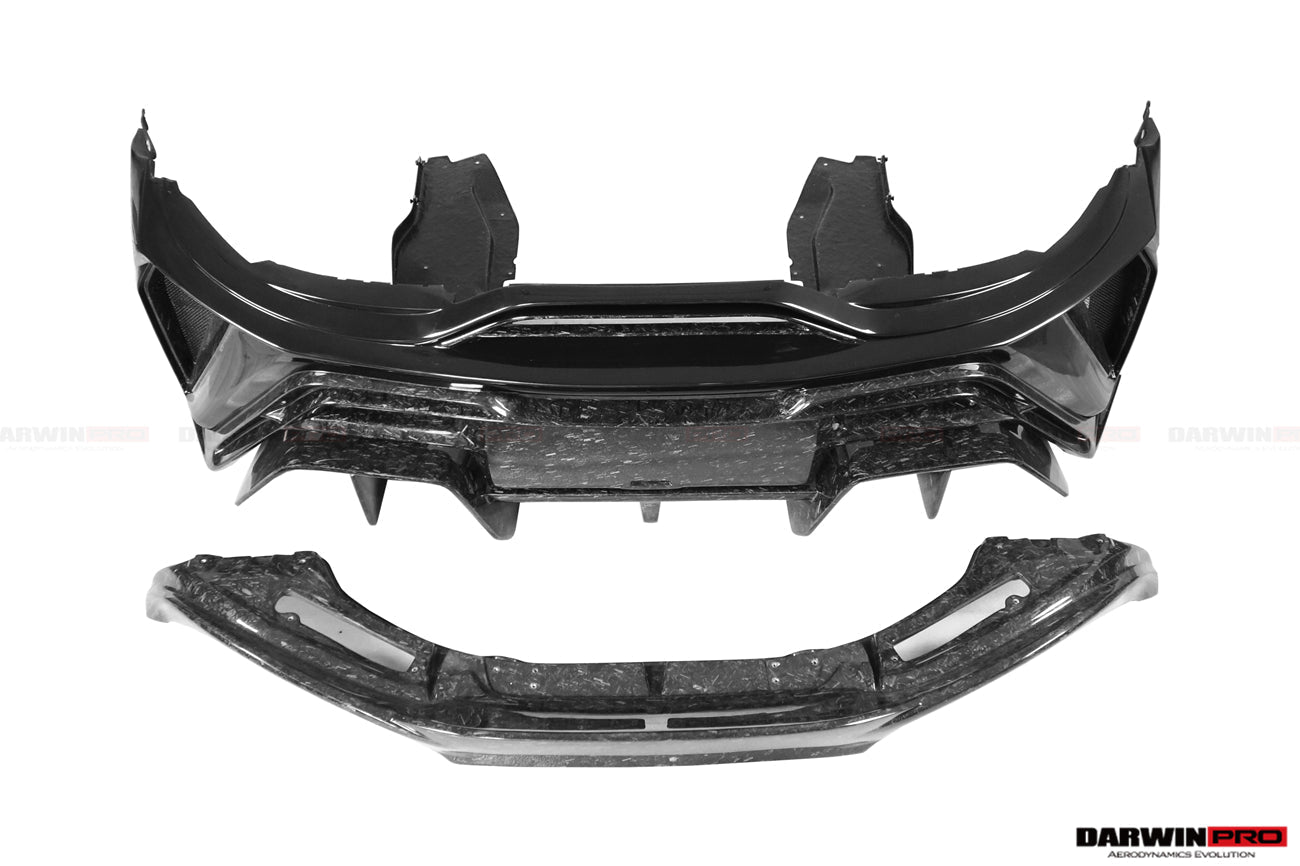 Rear Bumper and Wing and Engine Trunk and Exhaust for McLaren 540c/570s 2015-2021 BKSS Style