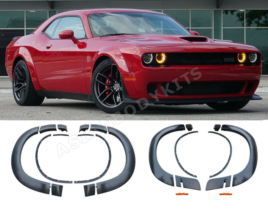 Buy Now FENDER FLARES for DODGE CHALLENGER HELLCAT 2015 - 2023 and upgrade car parts from SIR Tuning at the Best Price. Headlights, Tail lights, Bodykits, Navigations, body kit and more - Fast & Free Shipping within Europe, US & Worldwide.