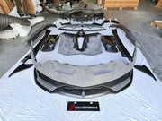 DRY CARBON CONVERSION BODY KIT for LAMBORGHINI AVENTADOR LP700 LP720 LP750 UPGRADE TO LP770 SVJ
