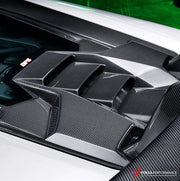 DRY CARBON REAR ENGINE COVER for LAMBORGHINI HURACAN EVO 2019+ | RWD STYLE