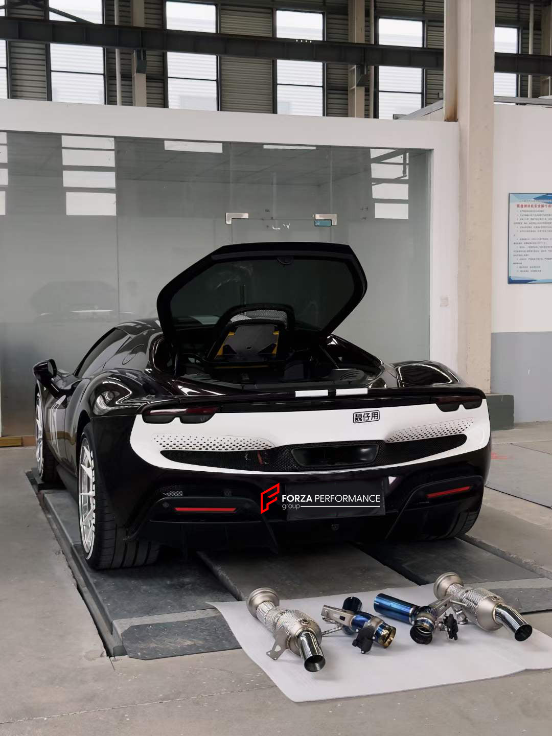 EXHAUST BYPASS SYSTEM for FERRARI 296 GTB GTS 3.0T