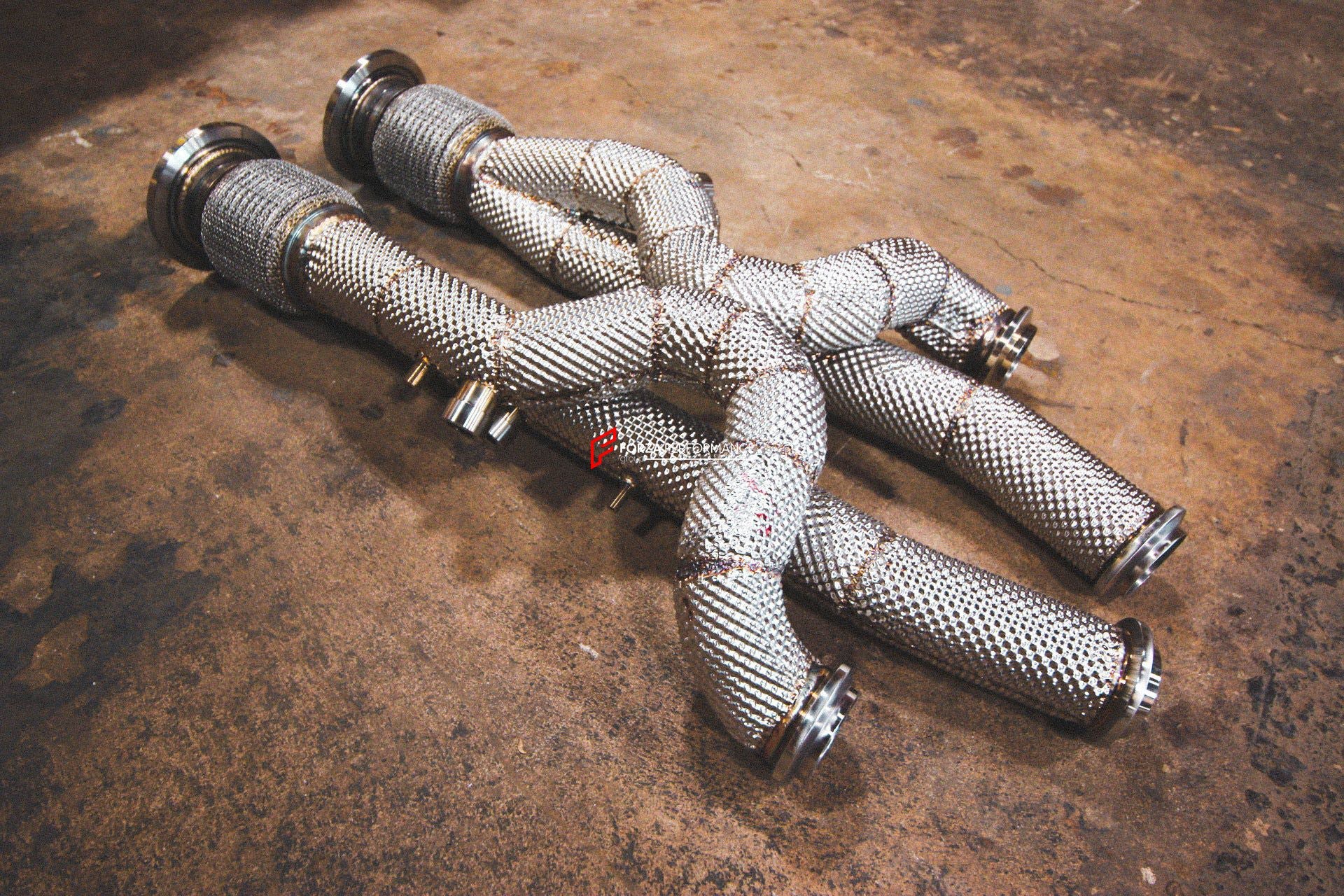 EXHAUST CATLESS DOWNPIPE for LAMBORGHINI AVENTADOR LP700 6.5T 2011 - 2016