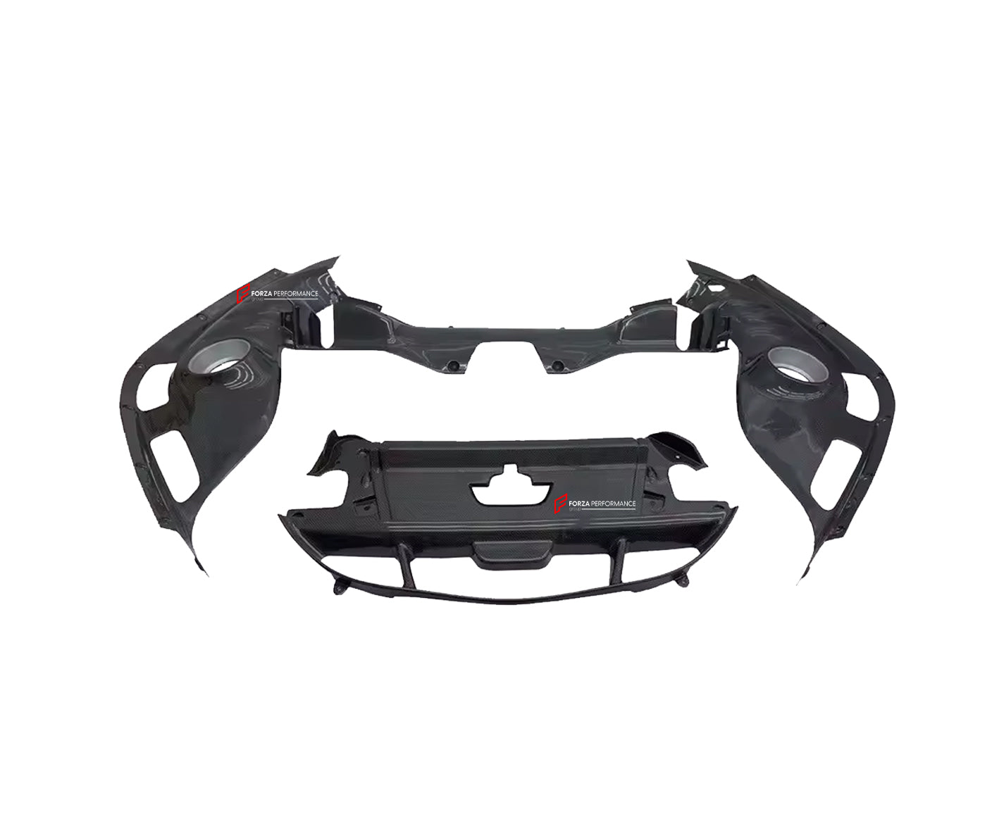 DRY CARBON ENGINE COVER for FERRARI 296 GTS GTB 2022+ | OEM STYLE