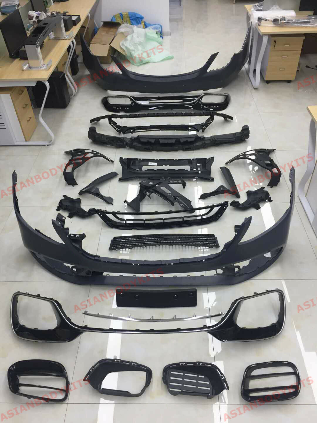 CONVERSION MERCEDES BENZ S CLASS W222 FACELIFT AMG BODY KIT for MERCEDES BENZ S CLASS W222 S63 S550 2013 - 2017