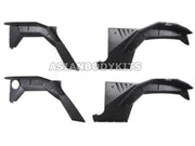FENDER FLARES for JEEP WRANGLER JK 2 DOOR 4 DOOR 2007 - 2017