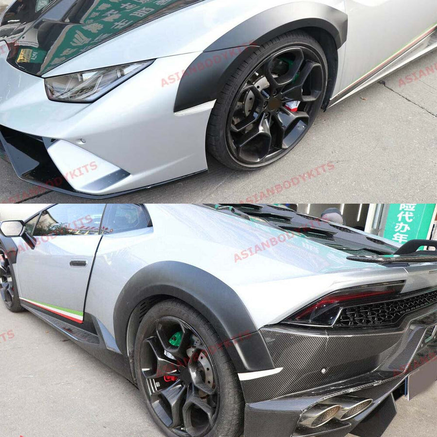 Buy Now FENDER FLARES for LAMBORGHINI HURACAN LP610 2014 - 2016 and upgrade car parts from SIR Tuning at the Best Price. Headlights, Tail lights, Bodykits, Navigations, body kit and more - Fast & Free Shipping within Europe, US & Worldwide.