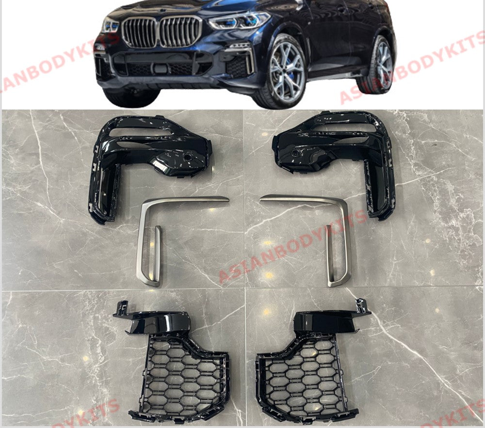 FOG LAMP COVERS FOR BMW X5 G05 2018+ WITH M PACKAGE