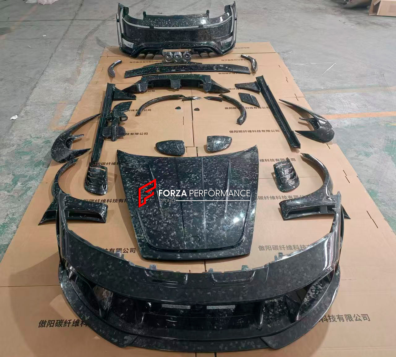 FORGED CARBON BODY KIT for PORSCHE 911 992 CARRERA TURBO S 4S