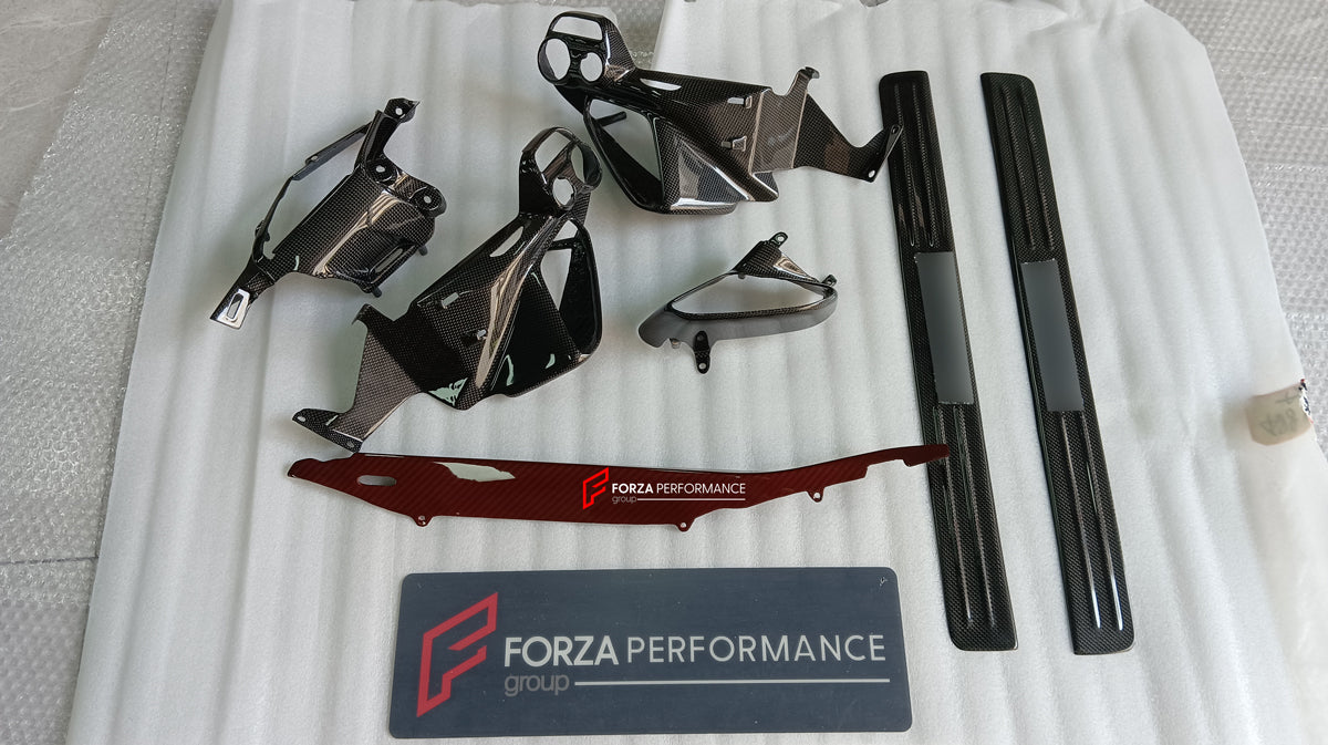 DRY CARBON INTERIOR KIT for FERRARI 488 GTB SPIDER 2015 - 2020