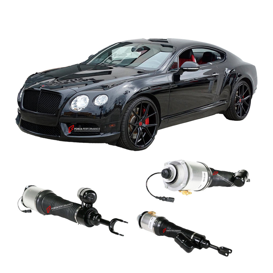 Buy Now FRONT AIR SUSPENSION SHOCK ABSORBER STRUT SPRING SHOCK ABSORBER for BENTLEY CONTINENTAL GT 2003 - 2018 CONTINENTAL FLYING SPUR 2005 - 2013 and upgrade car parts from SIR Tuning at the Best Price. Headlights, Tail lights, Bodykits, Navigations, body kit and more - Fast & Free Shipping within Europe, US & Worldwide.