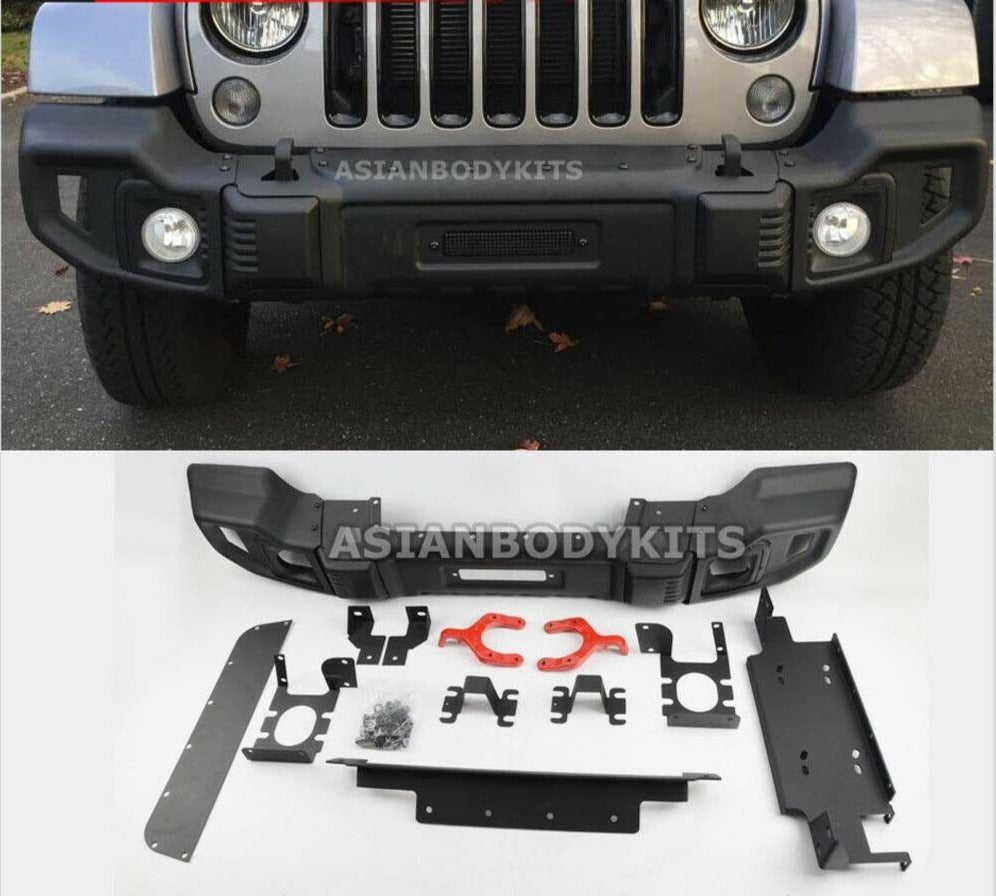 FRONT BUMPER for JEEP WRANGLER JK 2007 - 2017