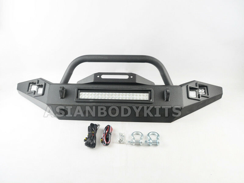 FRONT BUMPER with LED DRL for Jeep Wrangler JK (2007-2017) Var 2