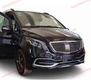 FRONT GRILLE and FRONT BUMPER MESH for MERCEDES BENZ V CLASS W447 2020+ MAYBACH