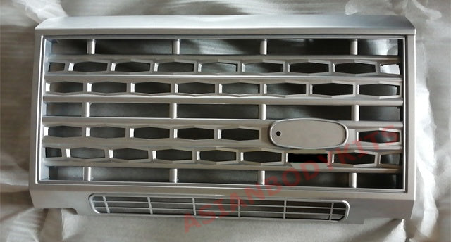 Buy Now FRONT GRILLE for LAND ROVER DEFENDER 90 / 110 L316 2001 - 2017 (Silver) and upgrade car parts from SIR Tuning at the Best Price. Headlights, Tail lights, Bodykits, Navigations, body kit and more - Fast & Free Shipping within Europe, US & Worldwide.