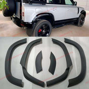 FRONT REAR WIDE FENDER FLARES for LAND ROVER DEFENDER 110 L663 2020+ (UNPAINTED)