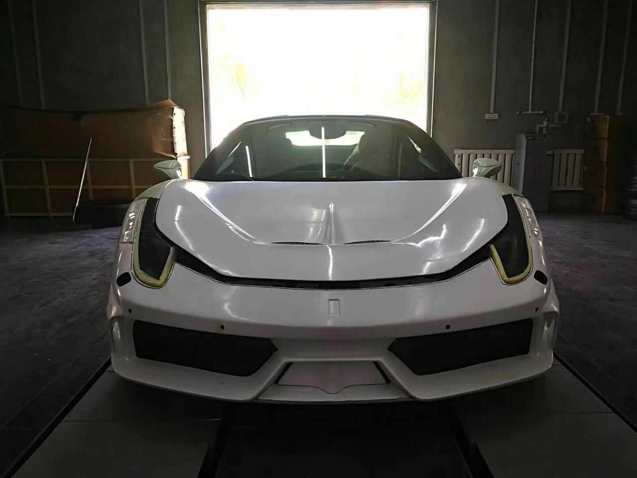 CONVERSION UPGRADE HOOD BONNET for FERRARI 458 2009 - 2015 upgrade to SPECIALE
