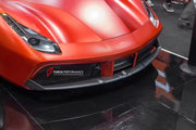DRY CARBON FIBER FRONT LIP SPLITTERS for FERRARI 488 GTB 2015 - 2019 | SC STYLE