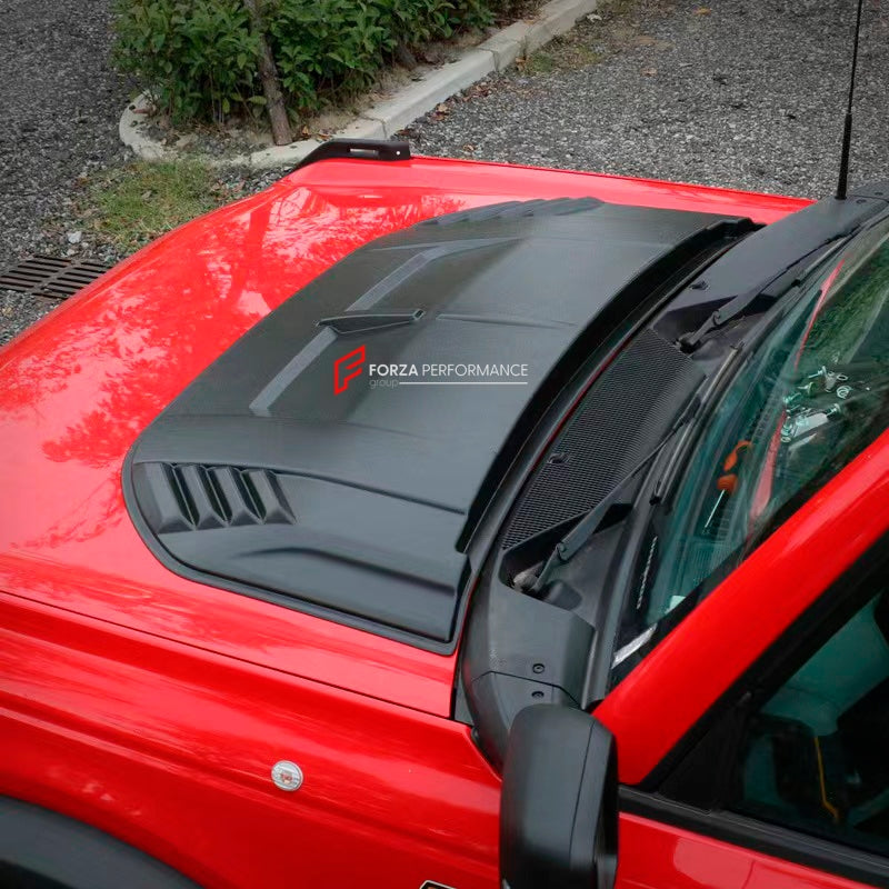 Buy Now Air Vent Hood Scoop for Ford Bronco 2021+ and upgrade car parts from SIR Tuning at the Best Price. Headlights, Tail lights, Bodykits, Navigations, body kit and more - Fast & Free Shipping within Europe, US & Worldwide.