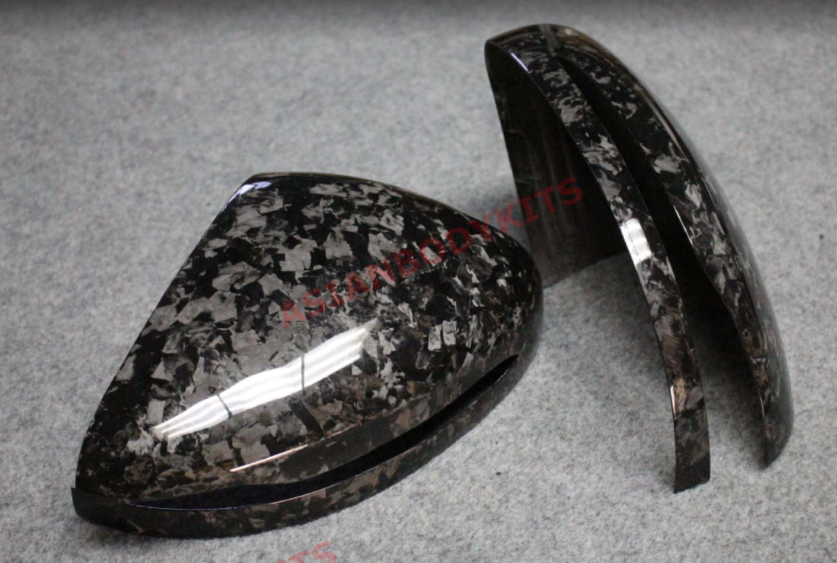 FORGED CARBON FIBER SIDE MIRROR COVERS for MERCEDES BENZ G CLASS W463A W464 G63 2018 - 2024