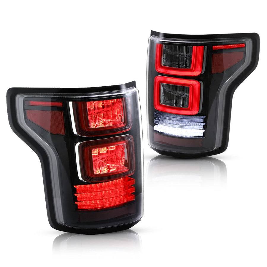 Buy Now Full LED Tail Lights for Ford F150 2015 - 2020 Clear red and upgrade car parts from SIR Tuning at the Best Price. Headlights, Tail lights, Bodykits, Navigations, Automotive Taillight Assemblies and more - Fast & Free Shipping within Europe, US & Worldwide.