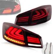 VLAND Full LED Sequential Tail Lights For Honda Accord 2013-2015 ABS PMMA GLASS Material