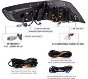 08-17 Mitsubishi Lancer & EVO X Vland III LED Tail Lights With Dynamic Welcome Lighting