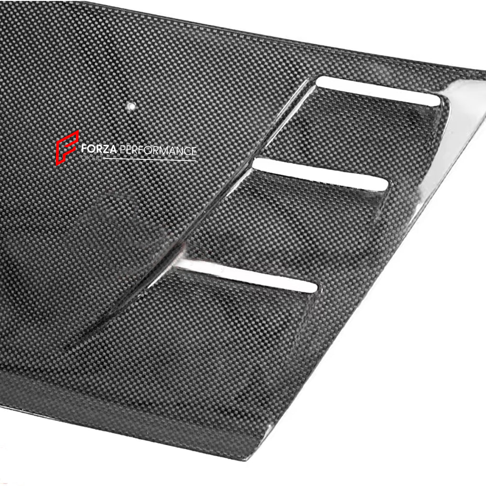 DRY CARBON FIBER REAR AIR VENT COVER for FERRARI 488 GTB 2015 - 2019 | SC STYLE