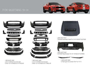 CONVERSION BODY KIT for FORD MUSTANG 2011 - 2014 to 2015 - 2022