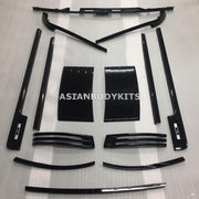 Gloss black painted trim kit for Range Rover Vogue L405 facelift 2018+