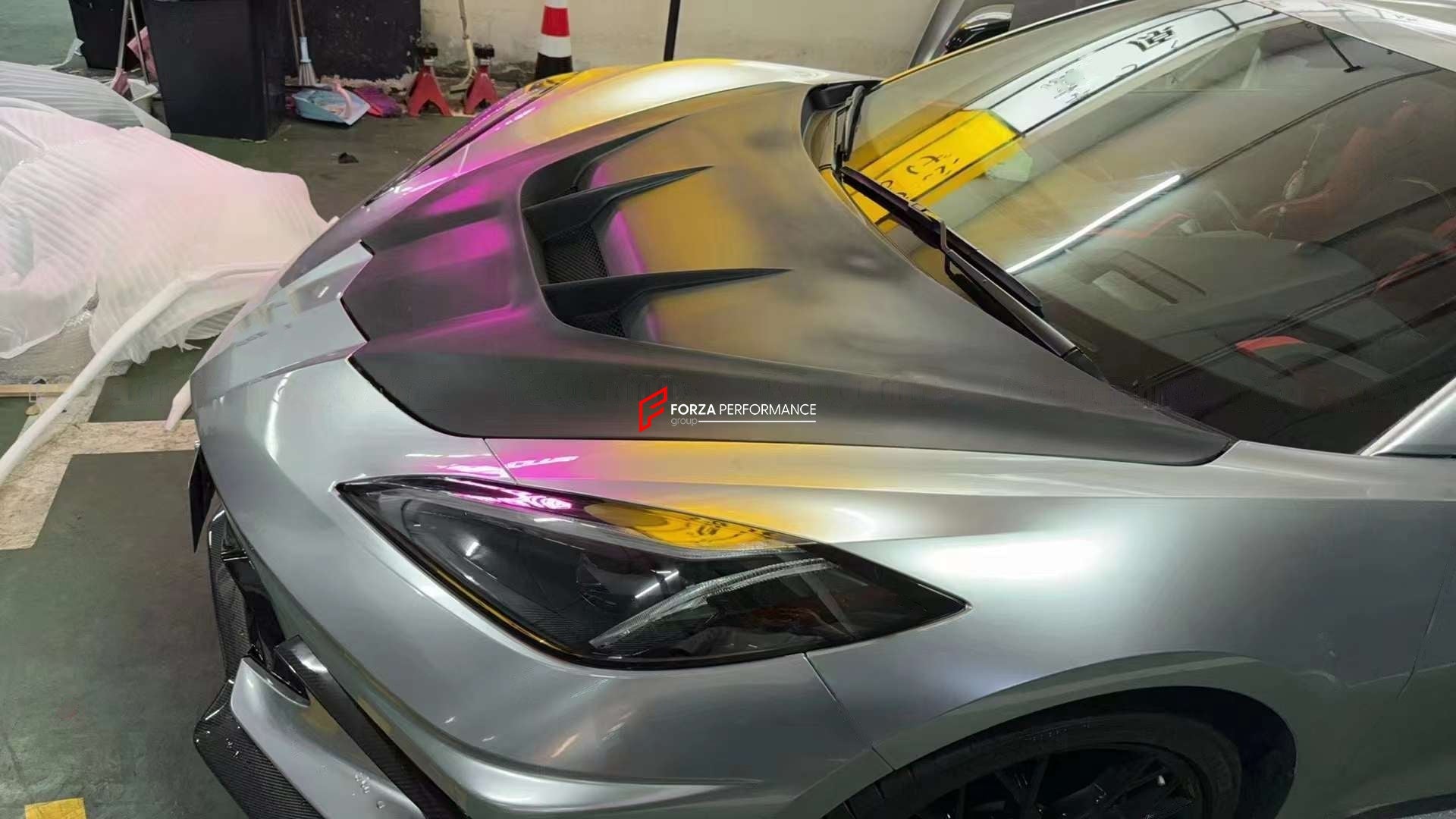 HOOD for CHEVROLET CORVETTE C8 STINGRAY, Z06, E-RAY 2019+