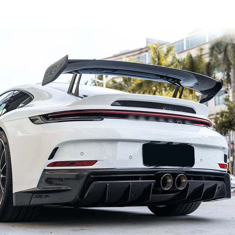 DRY CARBON REAR DIFFUSER for PORSCHE 911 992.1 GT3 2019 - 2025