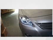 Vland Carlamp Projector Headlights For Toyota Vios 2008-2013 (Bulbs Not Included)
