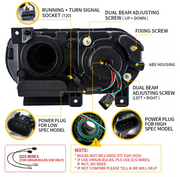 Vland Headlights And Tail Lights For Dodge Challenger 2008-2014