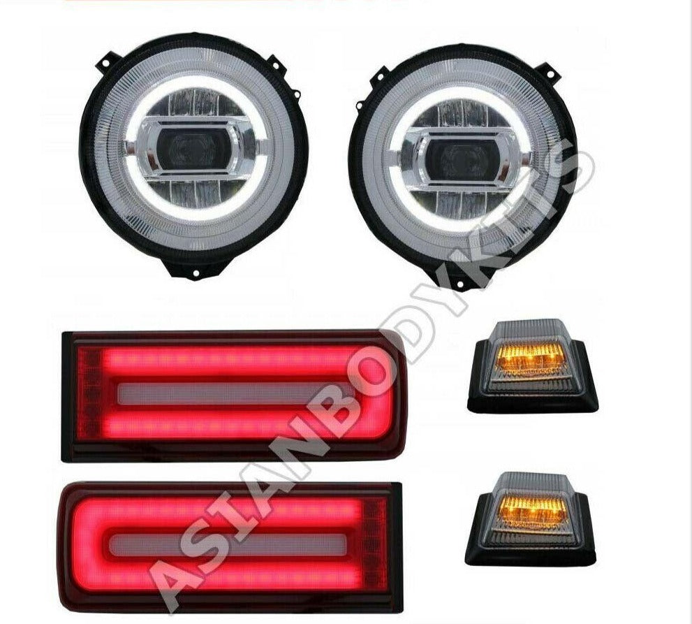 HEADLIGHTS TAIL LIGHTS TURN SIGNAL LIGHTS W464 STYLE for MERCEDES BENZ G CLASS W463 G55 G550 G63 2008 - 2017