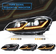 12-17 Volkswagen Golf MK7 Vland Full LED Projector Headlights [E-mark]