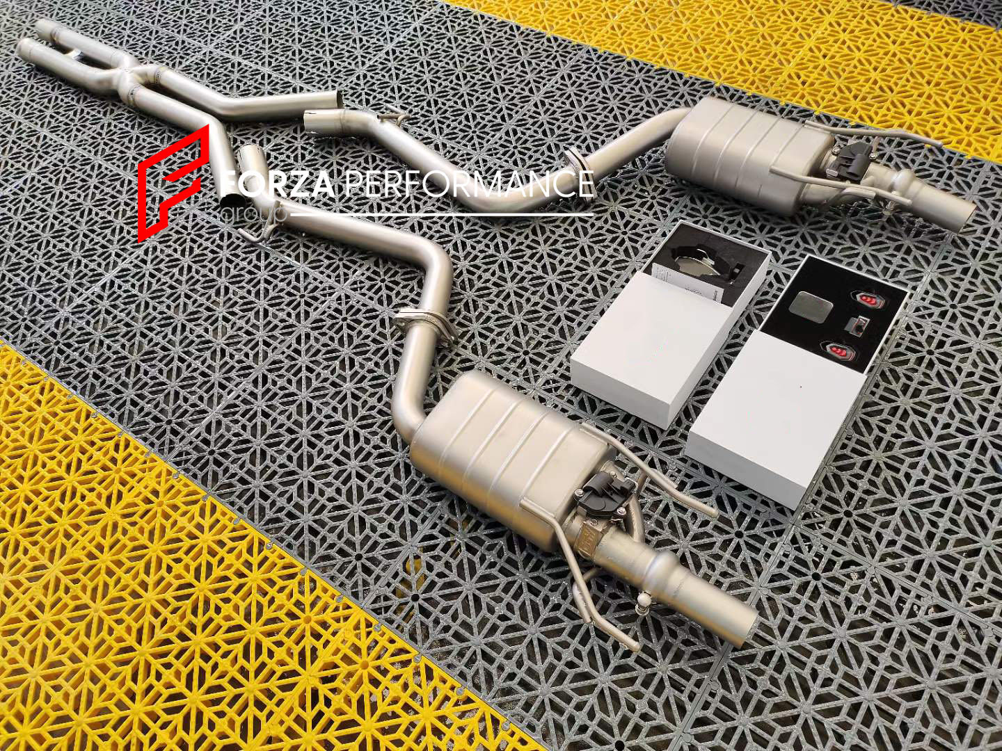 VALVED EXHAUST CATBACK MUFFLER for Mercedes-Benz S Class W221 S300