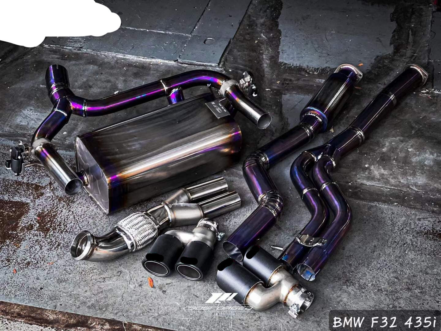 VALVED EXHAUST CATBACK MUFFLER V1 for BMW  4 Series  F32 435i coupe 2.0T 2014+