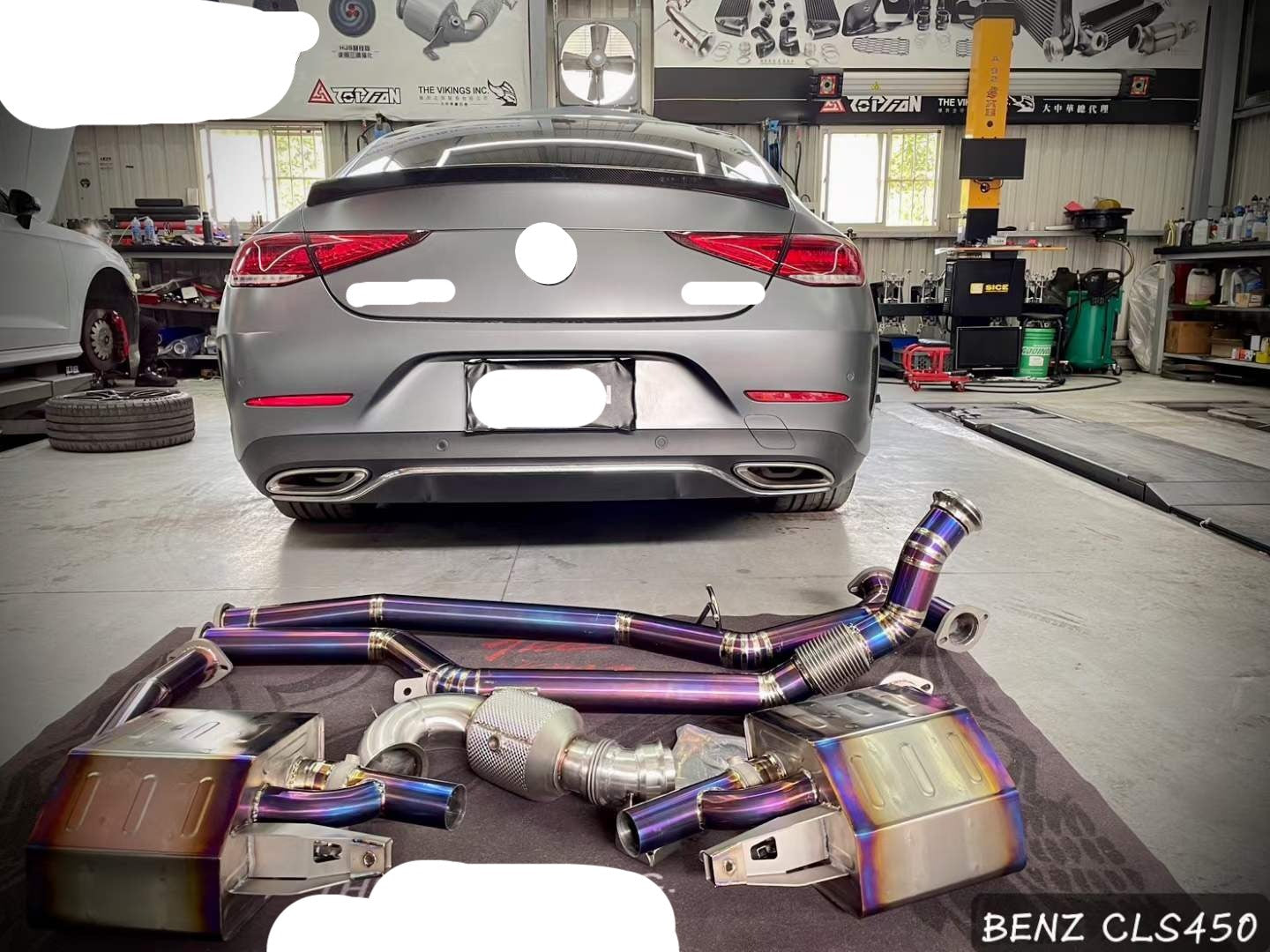 VALVED EXHAUST CATBACK MUFFLER for Mercedes-Benz CLS 450