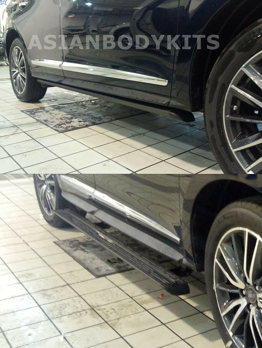 Buy Now for Infiniti QX60 ELECTRIC SIDE STEP (2013-18) Deployable running boards and upgrade car parts from SIR Tuning at the Best Price. Headlights, Tail lights, Bodykits, Navigations, body kit and more - Fast & Free Shipping within Europe, US & Worldwide.