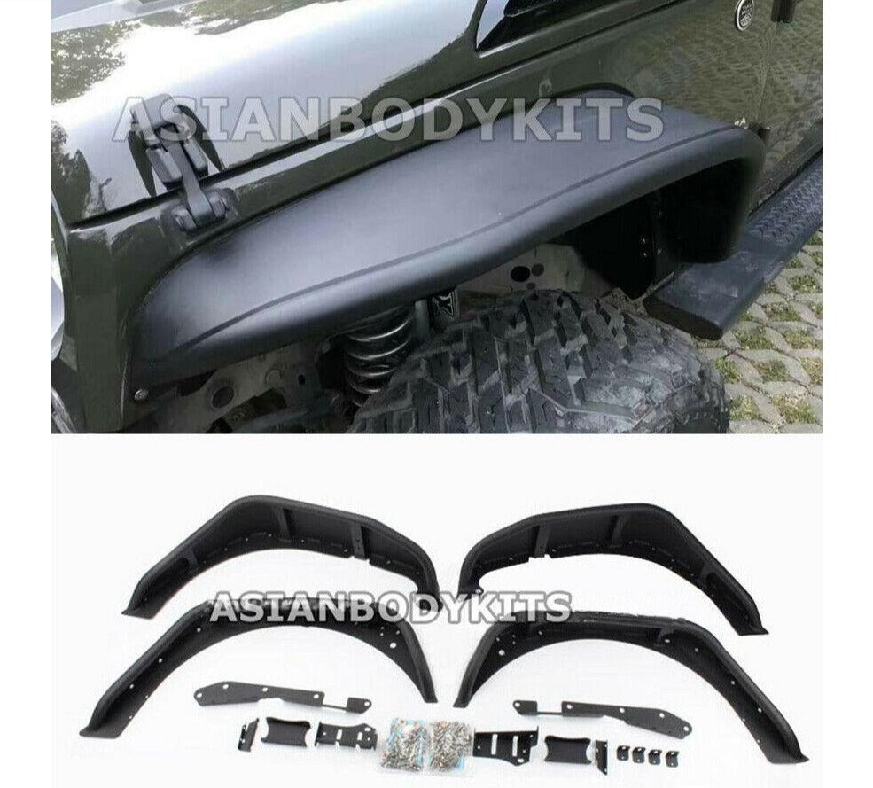 FENDER FLARES for Jeep Wrangler JK (2007-2017) (2/4 doors) Var 1