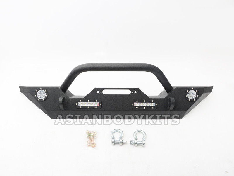 Buy Now FRONT BUMPER with LED DRL for Jeep Wrangler JK (2007-2017) Var 3 and upgrade car parts from SIR Tuning at the Best Price. Headlights, Tail lights, Bodykits, Navigations, body kit and more - Fast & Free Shipping within Europe, US & Worldwide.