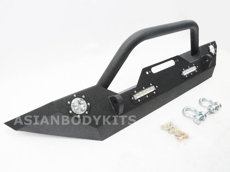 FRONT BUMPER with LED DRL for Jeep Wrangler JK (2007-2017) Var 3