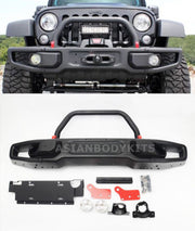 FRONT BUMPER with U-bar for Jeep Wrangler JK (2007-2017) Var 1