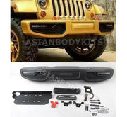 FRONT BUMPER with LED for Jeep Wrangler (JK) Rubicon 2007-17 | 10th Anniversary style