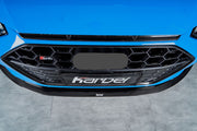 KARBEL CARBON DRY CARBON FRONT BUMPER TOP TRIM for AUDI S4 A4 S LINE B9.5 2020+